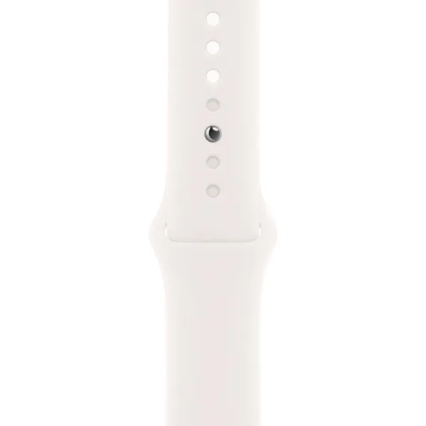 Apple Watch Series 11 46mm Aluminum Rose Gold Case Light Blush Sport Band M/L